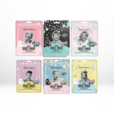 Facial Sheet Mask Pack 6 Pieces - Brightening, Detoxifying, Time Release, Moisturizing, Purifying, Energizing