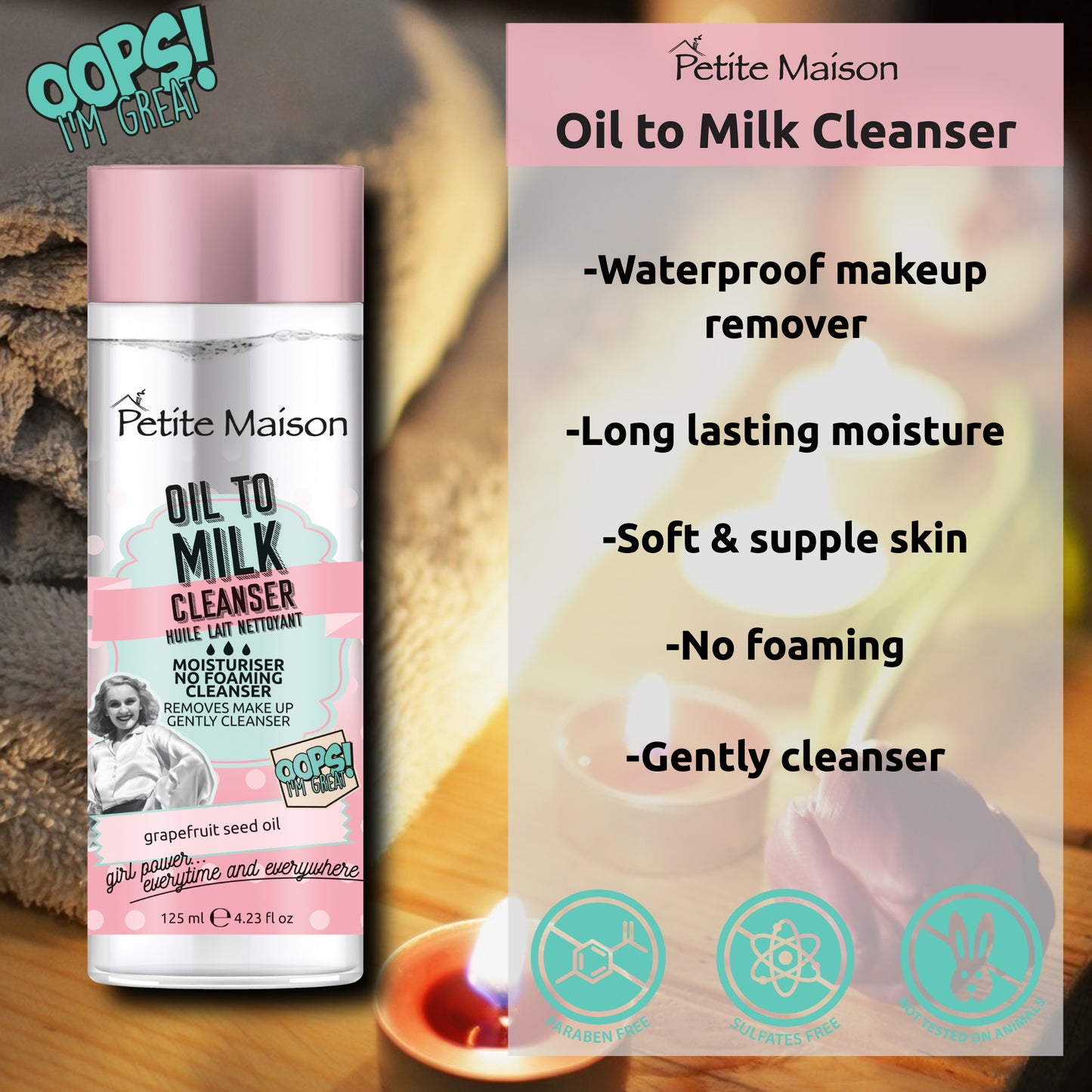 Petite Maison Oil to Milk Makeup Cleanser