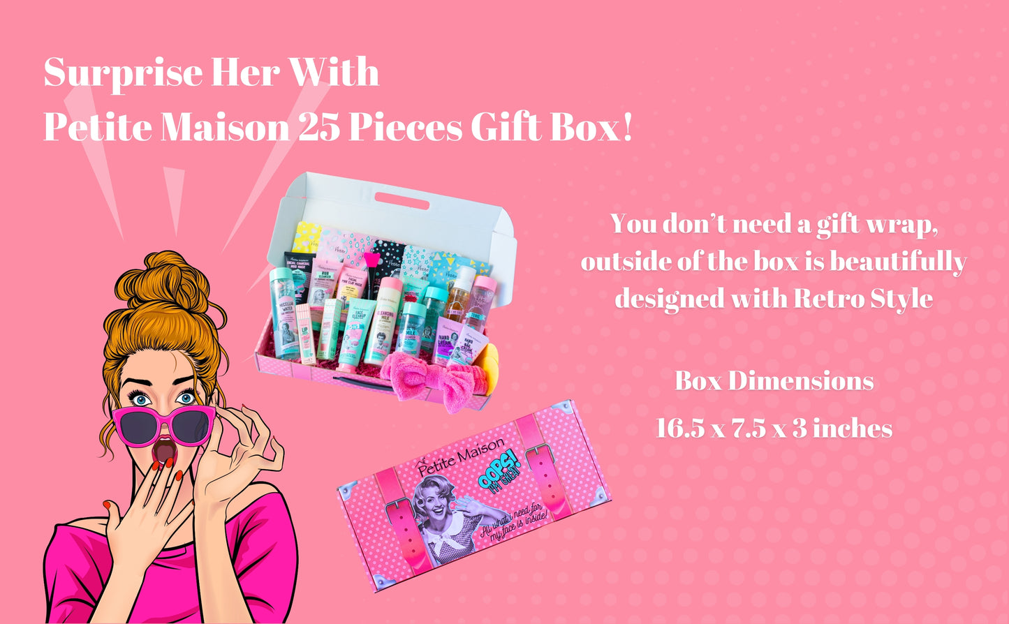 Skincare Gift Box for Women - Premium Luxury 25 Pieces