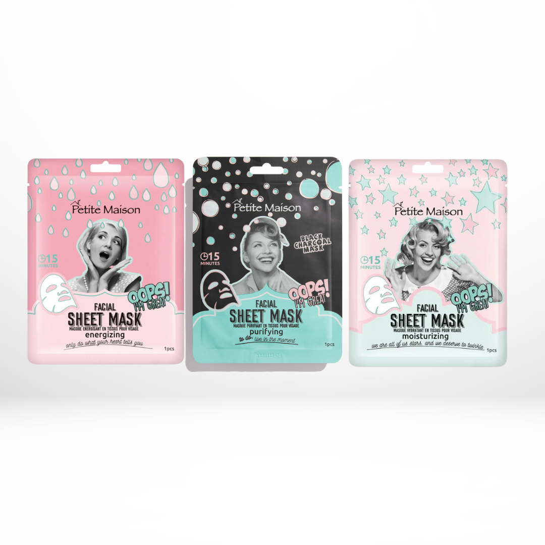 Petite Maison 3-Piece Sheet Mask Set – Hydrate & Purify