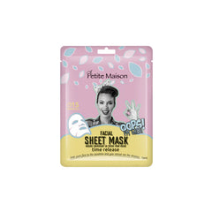 Facial Sheet Mask Pack 6 Pieces - Brightening, Detoxifying, Time Release, Moisturizing, Purifying, Energizing