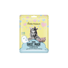 Facial Sheet Mask Pack 6 Pieces - Brightening, Detoxifying, Time Release, Moisturizing, Purifying, Energizing