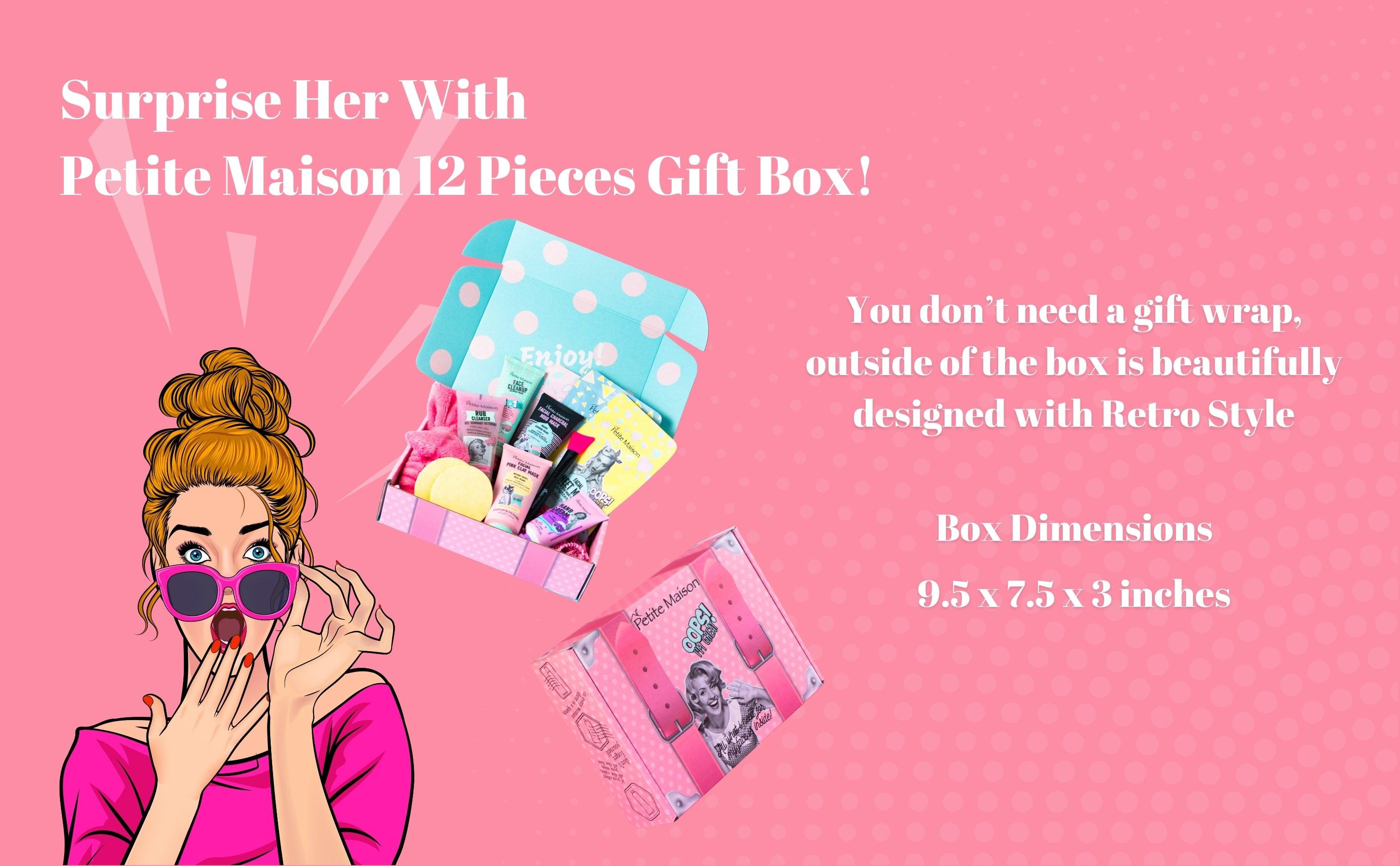 Gift Box For Women - Gift Basket - Spa Baskets For Women Birthday - Womens Birthday Gift - Birthday Boxes For Women - Spa Baskets - Spa Gift Set - Spa Gift Baskets For Women 12 Pieces