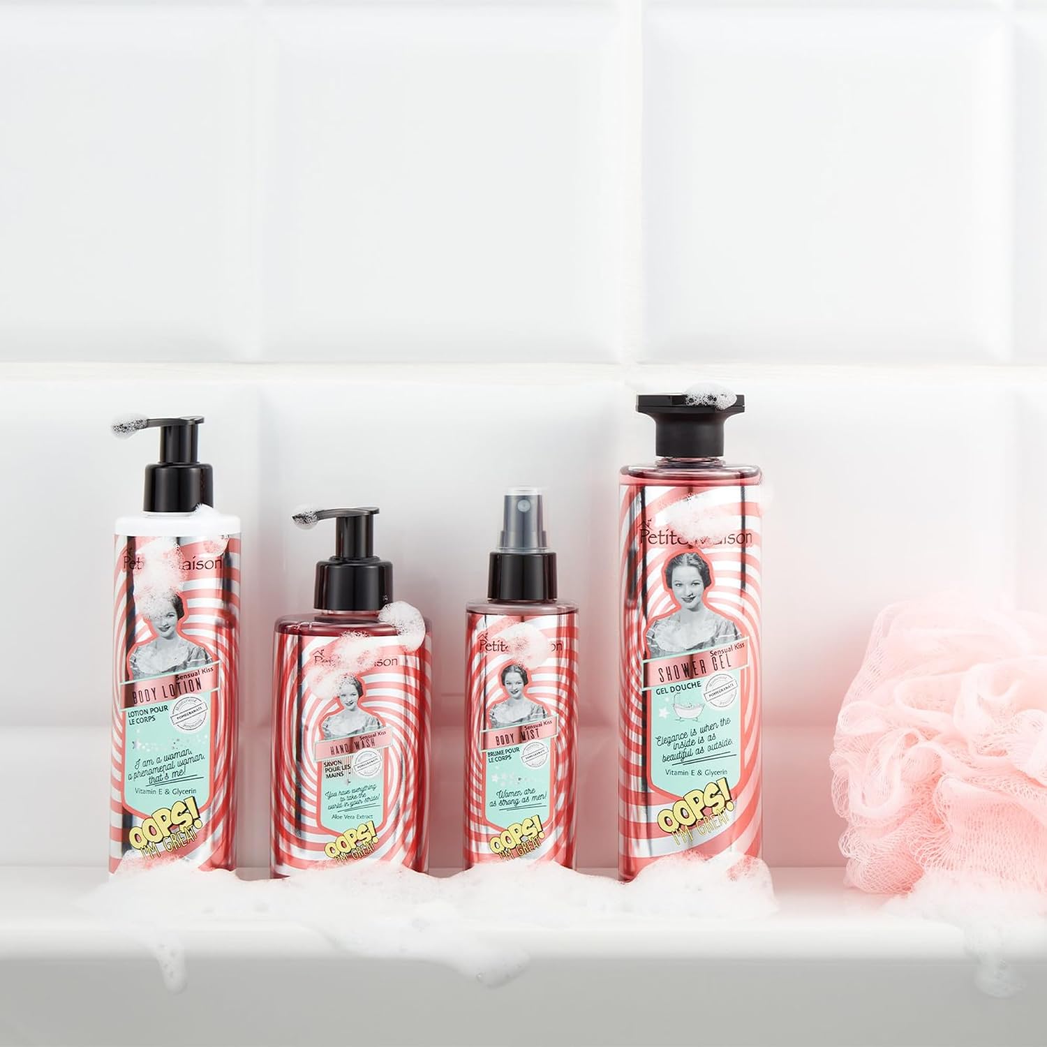 Petite Maison pomegranate four-piece bath and body gift set — product photo 5