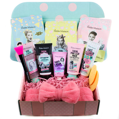 Skincare Gift Box for Women - Spa Gift Basket for Her Birthday - Best Skin Care Set for Teen Girls - 12 pieces