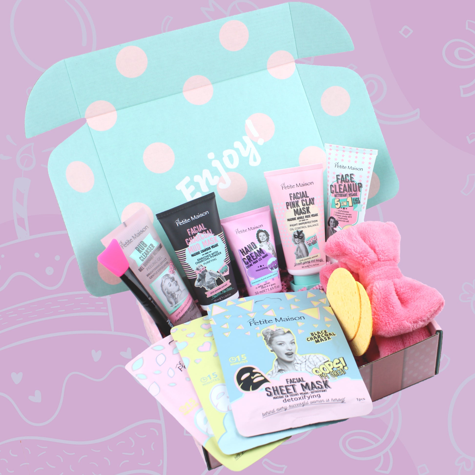 TEENAGE Girl Spa Birthday Box Girls Birthday Gift Teen Pamper Box
