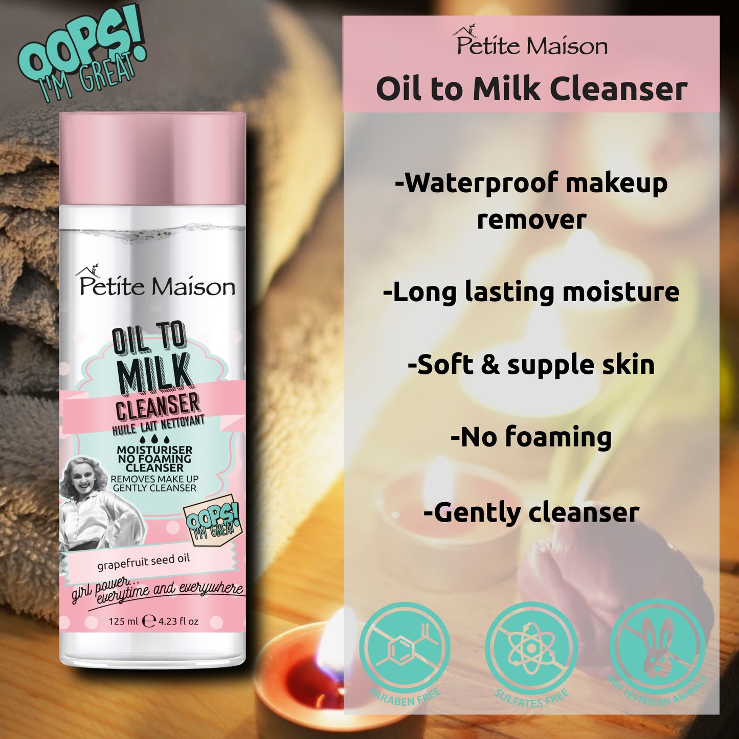Petite Maison Oil to Milk Makeup Cleansers